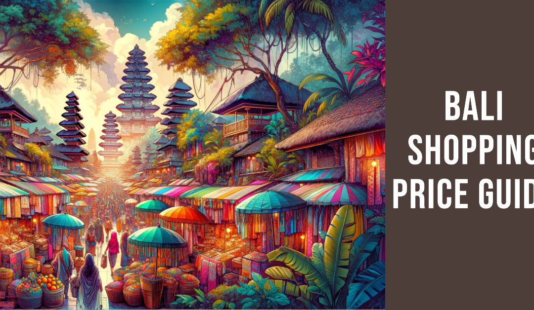 Bali Shopping Price Guide 2024